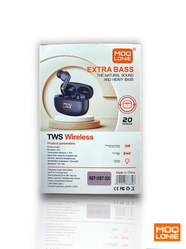 Airpods Stereo MOQ (MBT-200) bluetooth - Image 2