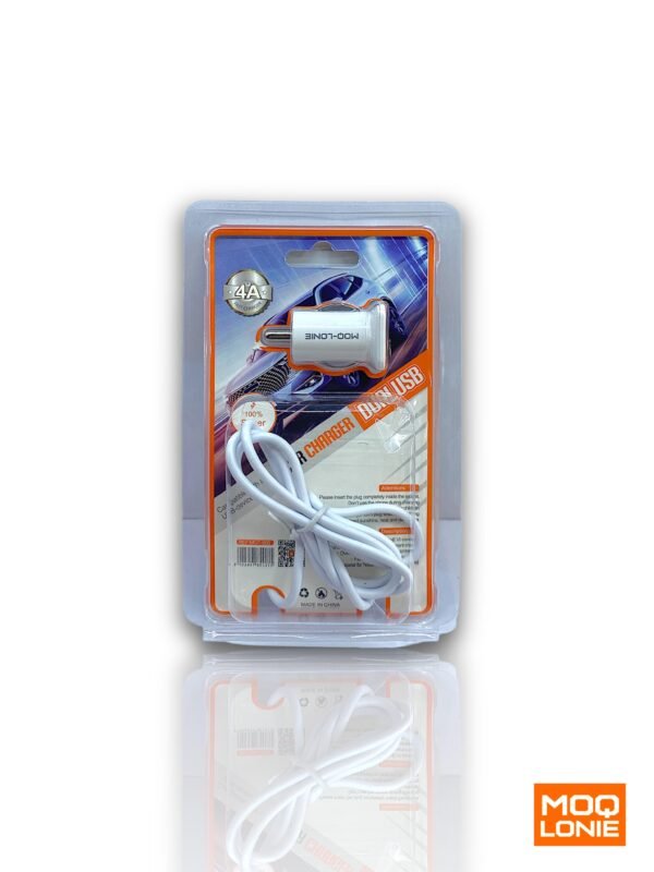 Cargador Dual USB para Carros MOQ (MOT-005) - Image 2