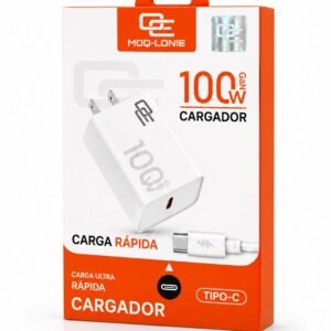 Cargador 100w Carga Rapida Linea Premium MOQ