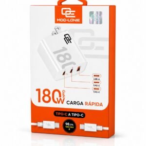 Cargador 180W LINEA PREMIUM MOQ